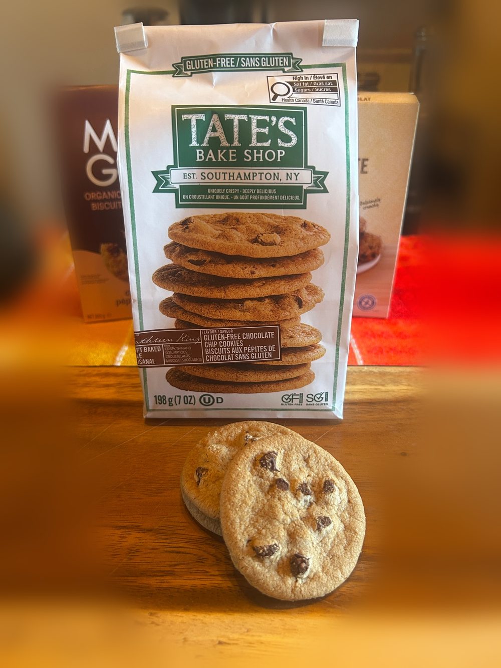 Tate's Bake Shop gluten-free chocolate chip cookies